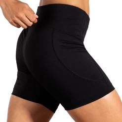 BROOKS Women's Moment 5" Running Short Tight (001 - Black) -Brooks Store 01D96CAB 5546 462F AB29 1DDB6CA1A692