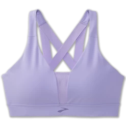 BROOKS Women's Drive Plunge Run Bra (554 - Violet Dash)