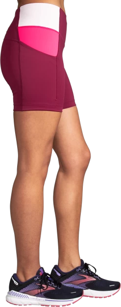 BROOKS Women's Method 5" Short Tight (633 - Razzmatazz/Quartz/Hyper Pink) -Brooks Store 03D1CA38 AB97 45A1 8E72 5B6E16844AEC