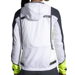 BROOKS Women's Run Visible Convertible Jacket (134 - White/Asphalt/Nightlife) -Brooks Store 0BE7E9A6 DF32 4E2A 9020 F18F33F027A4