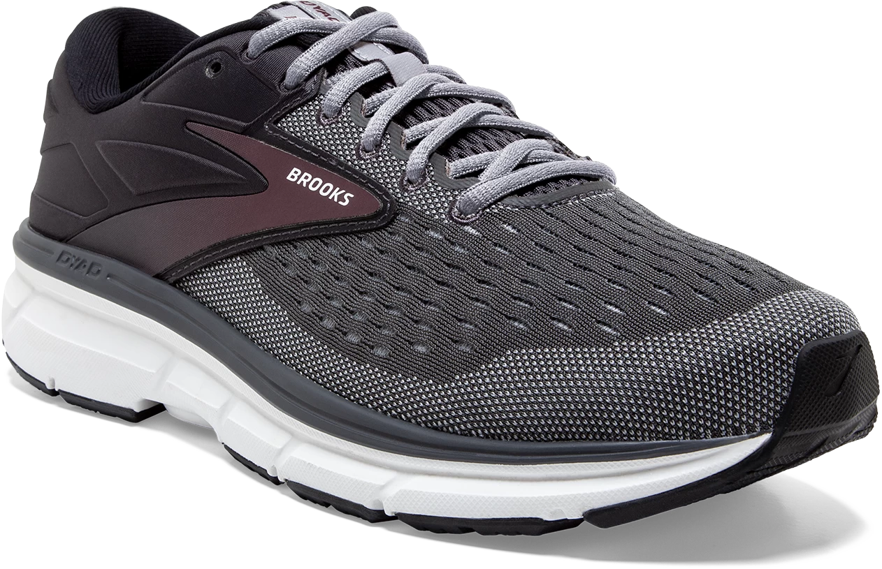 BROOKS Men's Dyad 11 (031 - Blackened Pearl/Alloy/Red) 3 BROOKS Men's Dyad 11 (031 - Blackened Pearl/Alloy/Red) - Image 3