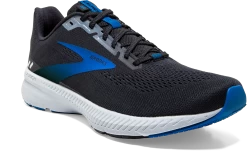 BROOKS Men's Launch 8 (018 - Black/Grey/Blue) -Brooks Store 110358 018 A Launch 8