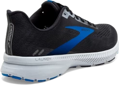 BROOKS Men's Launch 8 (018 - Black/Grey/Blue) -Brooks Store 110358 018 H Launch 8