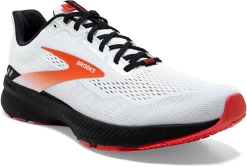 BROOKS Men's Launch 8 (198 - White/Black/Red Clay) -Brooks Store 110358 198 A Launch 8