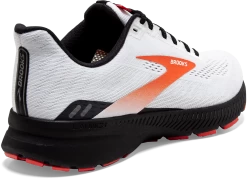 BROOKS Men's Launch 8 (198 - White/Black/Red Clay) -Brooks Store 110358 198 H Launch 8