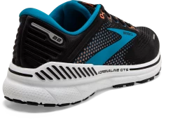 BROOKS Men's Adrenaline GTS 22 (034 - Black/Blue/Orange) -Brooks Store 110366 034 H Adrenaline GTS 22