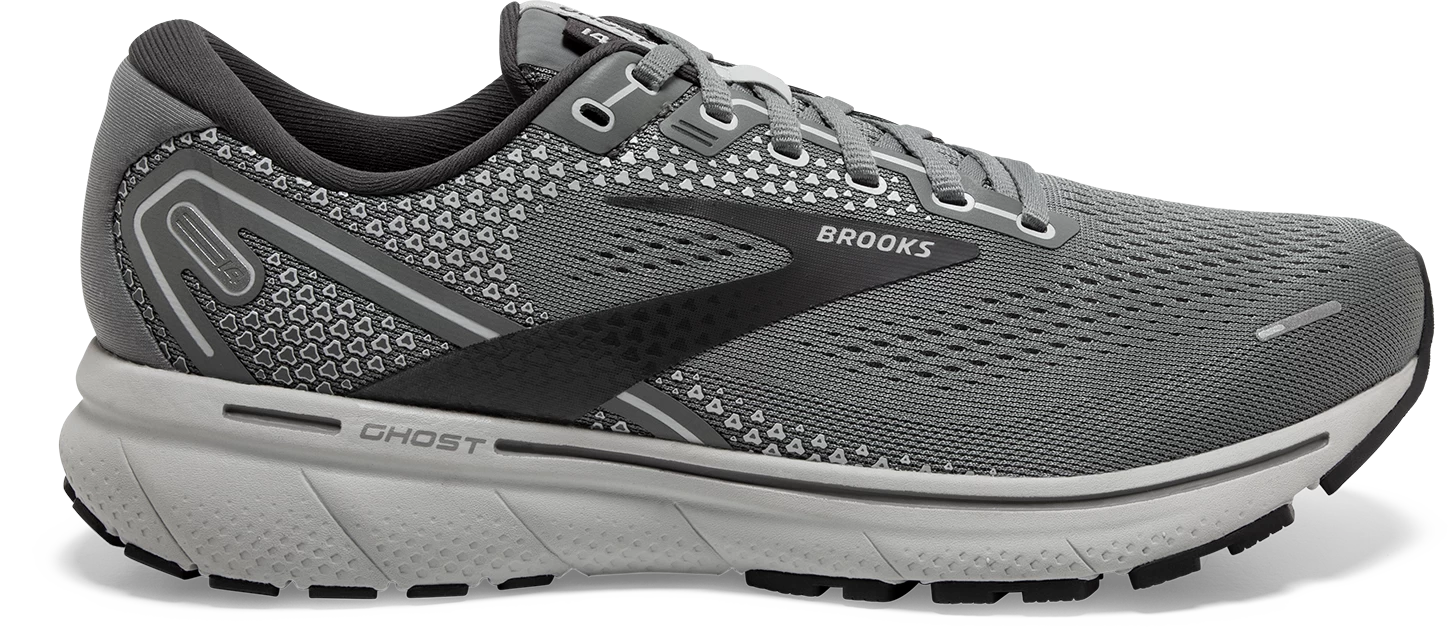 BROOKS Men's Ghost 14 (067 - Grey/Alloy/Oyster) 1 BROOKS Men's Ghost 14 (067 - Grey/Alloy/Oyster)