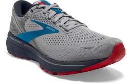 BROOKS Men's Ghost 14 (078 - Grey/Blue/Red) -Brooks Store 110369 078 A Ghost 14