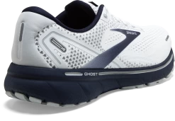 BROOKS Men's Ghost 14 (190 - White/Grey/Navy) -Brooks Store 110369 190 H Ghost 14