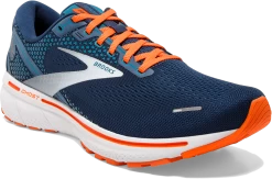 BROOKS Men's Ghost 14 (488 - Titan/Teal/Flame) -Brooks Store 110369 488 A Ghost 14