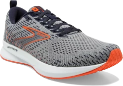 BROOKS Men's Levitate 5 (034 - Grey/Peacoat/Flame) -Brooks Store 110370 034 A Levitate 5