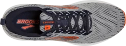 BROOKS Men's Levitate 5 (034 - Grey/Peacoat/Flame) -Brooks Store 110370 034 O Levitate 5