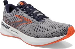 BROOKS Men's Levitate 5 GTS (034 - Grey/Peacoat/Flame) -Brooks Store 110371 034 A Levitate GTS 5