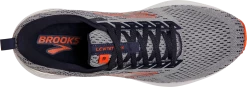 BROOKS Men's Levitate 5 GTS (034 - Grey/Peacoat/Flame) -Brooks Store 110371 034 O Levitate GTS 5
