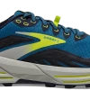 BROOKS Men's Cascadia 16 (469 - Mykonos Blue/Peacoat/Lime)