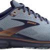 BROOKS Men's Ghost 15 WIDE (025 - Flintstone/Peacoat/Oak)