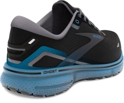 BROOKS Men's Ghost 15 (056 - Black/Blackened Pearl/Blue) -Brooks Store 110393 056 H Ghost 15