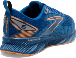 BROOKS Men's Levitate 6 (405 - Classic Blue/Orange) -Brooks Store 110395 405 H Levitate 6
