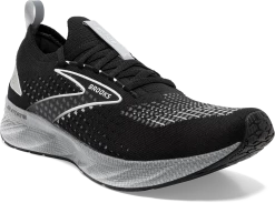BROOKS Men's Levitate Stealthfit 6 (046 - Black/Grey/Oyster) -Brooks Store 110397 046 A Levitate StealthFit 6
