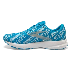 BROOKS Women's Launch 7 “Brave Like Gabe” (406 - Blue/white) -Brooks Store 120322 406 M Launch 7