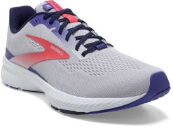 BROOKS Women's Launch 8 (520 - Lavender/Astral/Coral) -Brooks Store 120345 520 A Launch 8