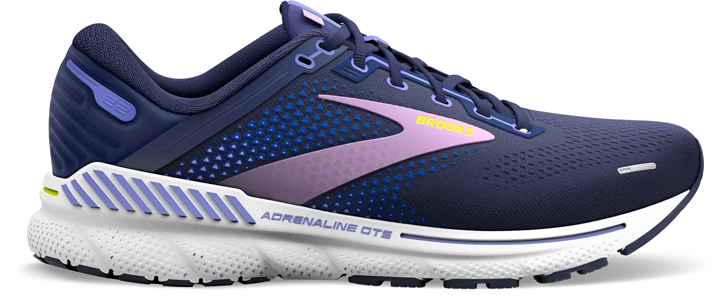 BROOKS Women's Adrenaline GTS 22 (514 - Peacoat/Blue Iris/Rhapsody) 1 BROOKS Women's Adrenaline GTS 22 (514 - Peacoat/Blue Iris/Rhapsody)