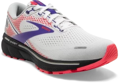 BROOKS Women's Ghost 14 (192 - White/Purple/Coral) -Brooks Store 120356 192 A Ghost 14