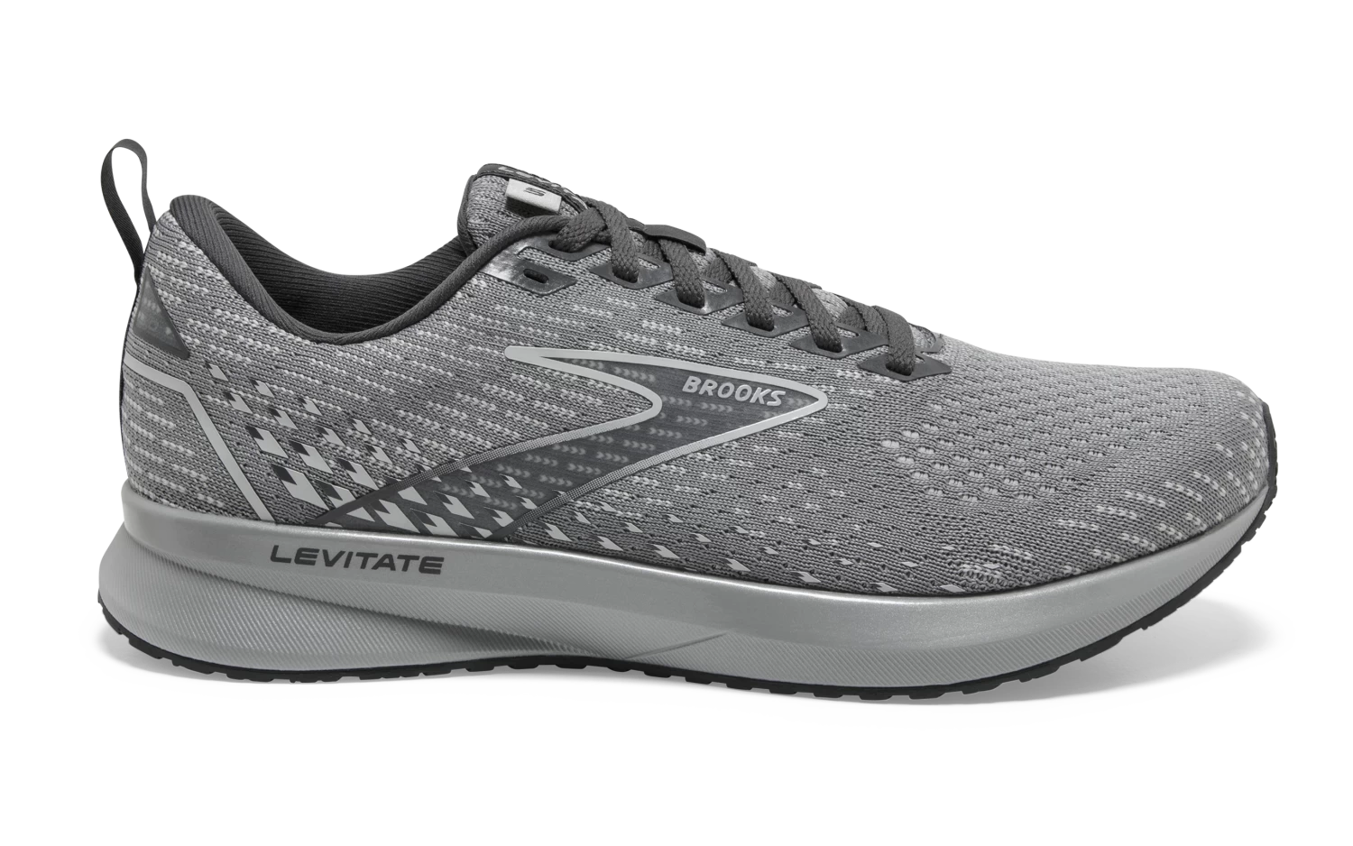 BROOKS Women's Levitate 5 (026 - Grey/Oyster/Blackened Pearl) 1 BROOKS Women's Levitate 5 (026 - Grey/Oyster/Blackened Pearl)