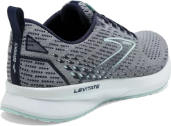 BROOKS Women's Levitate 5 (069 - Grey/Peacoat/Blue Light) -Brooks Store 120357 069 H Levitate 5