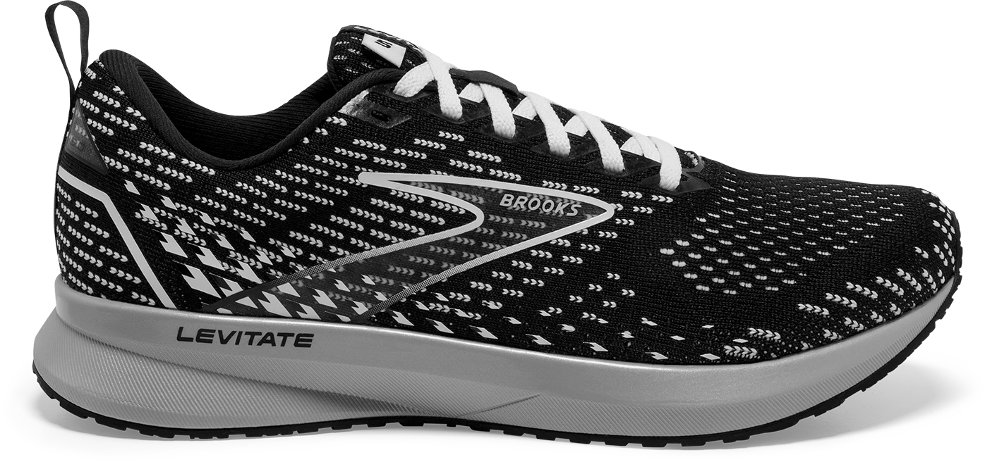 BROOKS Women's Levitate 5 (090 - Black/Grey/White) 1 BROOKS Women's Levitate 5 (090 - Black/Grey/White)