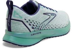 BROOKS Women's Levitate 5 (127 - White/Navy Blue/Yucca) -Brooks Store 120357 127 H Levitate 5
