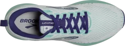 BROOKS Women's Levitate 5 (127 - White/Navy Blue/Yucca) -Brooks Store 120357 127 O Levitate 5