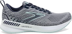BROOKS Women's Levitate 5 GTS (069 - Grey/Peacoat/Blue Light)