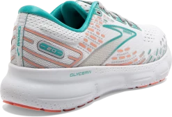 BROOKS Women’s Glycerin 20 (061 - Oyster/Latigo Bay/Coral) -Brooks Store 120369 061 H Glycerin 20