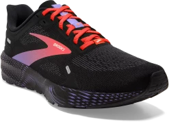 BROOKS Women’s Launch 9 (026 - Black/Coral/Purple) -Brooks Store 120373 026 A Launch 9