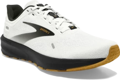 BROOKS Women’s Launch 9 (121 - White/Black/Tan) -Brooks Store 120373 121 A Launch 9