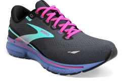 BROOKS Women's Ghost 15 (079 - Black/Blue/Aruba) -Brooks Store 120380 079 A Ghost 15