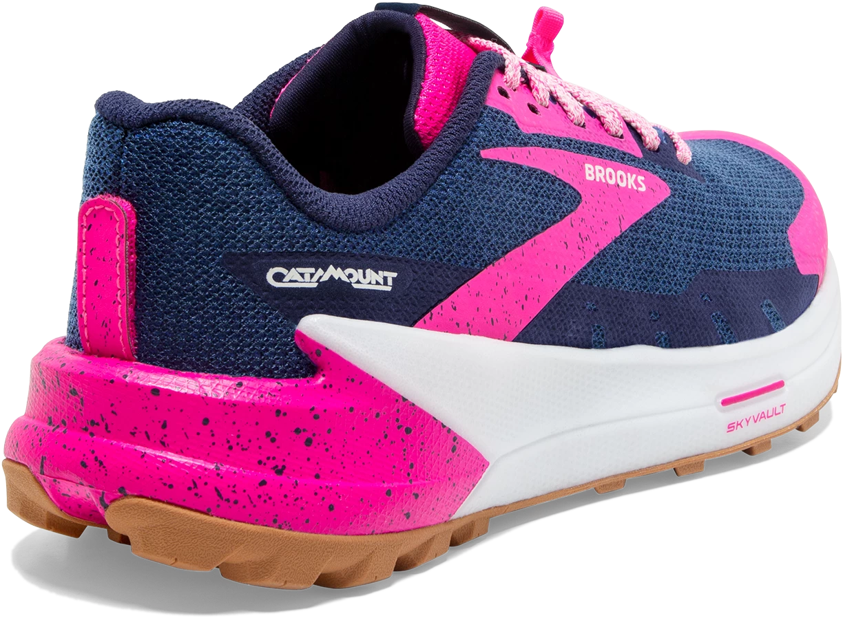 BROOKS Women’s Catamount 2 (425 - Peacoat/Pink/Biscuit) 4 BROOKS Women’s Catamount 2 (425 - Peacoat/Pink/Biscuit) - Image 4