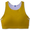 BROOKS Women's Drive 3 Pocket Run Bra (362 - Golden Hour/Violet Dash)
