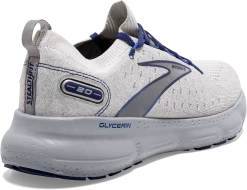 BROOKS Men’s Glycerin Stealthfit 20 (081 - Oyster/Alloy/Blue Depths) -Brooks Store 1A1BC1D7 EEF1 4BBE B673 BC9AEBA270EA