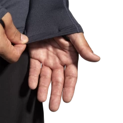 BROOKS Men's Dash 1/2 Zip (008 - Heather Concrete) -Brooks Store 211298 008 d3 dash half zip mens long sleeve running shirt