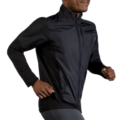 BROOKS Men’s Fusion Hybrid Jacket (001 - Black) -Brooks Store 211299 001 mv fusion hybrid jacket mens running jacket