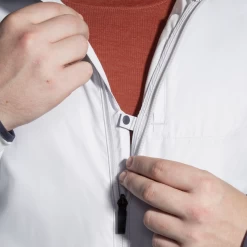 BROOKS Men’s Fusion Hybrid Jacket (018 - Stone) -Brooks Store 211299 018 d5 fusion hybrid jacket mens running jacket