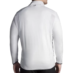 BROOKS Men’s Fusion Hybrid Jacket (018 - Stone) -Brooks Store 211299 018 mb fusion hybrid jacket mens running jacket