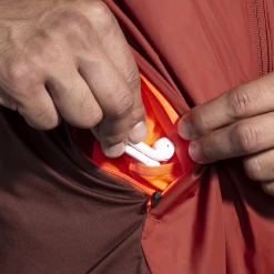 BROOKS Men’s Fusion Hybrid Jacket (681 - Copper/Run Raisin) -Brooks Store 211299 681 d6 fusion hybrid jacket mens running jacket