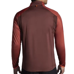BROOKS Men’s Fusion Hybrid Jacket (681 - Copper/Run Raisin) -Brooks Store 211299 681 mb fusion hybrid jacket mens running jacket