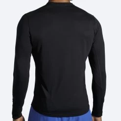 BROOKS Men's Distance Graphic Long Sleeve (095 - Black/Heritage) -Brooks Store 211319 095 mb distance graphic mens long sleeve running shirt