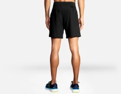 BROOKS Men's Sherpa 7" 2-in-1 Short (001 - Black) -Brooks Store 211333 001 MB Sherpa 7in 2in1 Short
