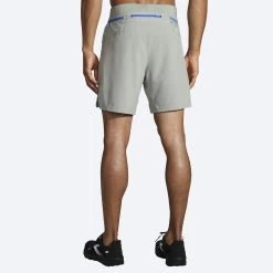 BROOKS Men's Sherpa 5" Short (074 - Shadow/Bluetiful) -Brooks Store 211334 074 mb sherpa 7inch mens running short