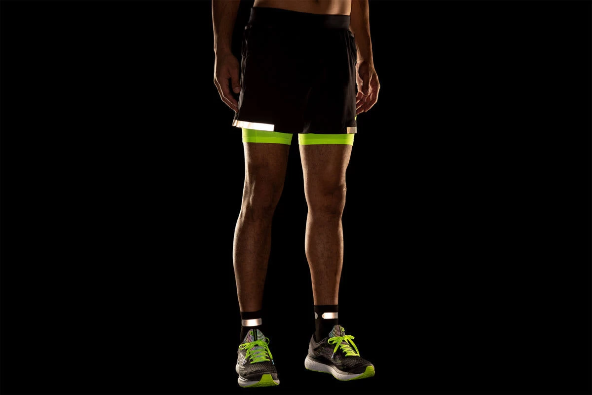 Men's Brooks Carbonite 5" 2-in-1 Short Run Visible Collection 211352-070 5 Men's Brooks Carbonite 5" 2-in-1 Short Run Visible Collection 211352-070 - Image 5